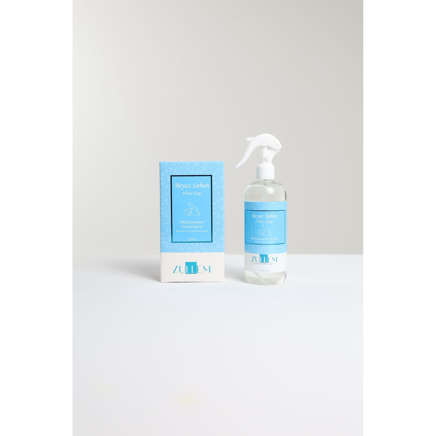 ZULLEM BEYAZ SABUN ODA & ÇAMAŞIR KOKUSU 400ML 